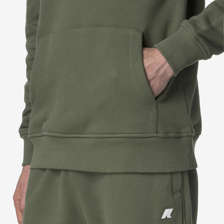 BARNIE FRENCH TERRY - Fleece - Jumper - MAN - GREEN LICHEN