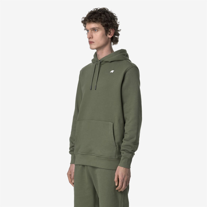 BARNIE FRENCH TERRY - Fleece - Jumper - MAN - GREEN LICHEN