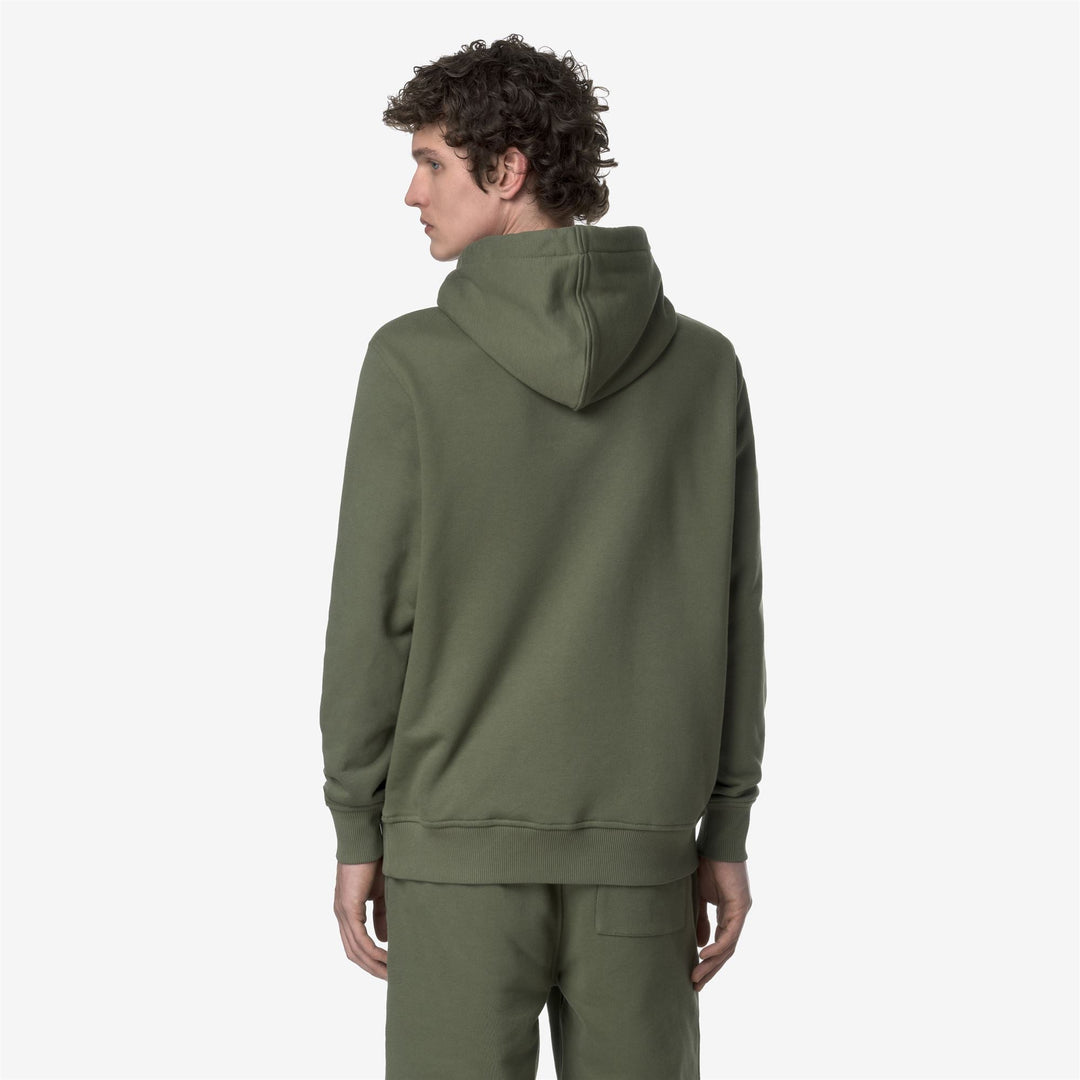 BARNIE FRENCH TERRY - Fleece - Jumper - MAN - GREEN LICHEN
