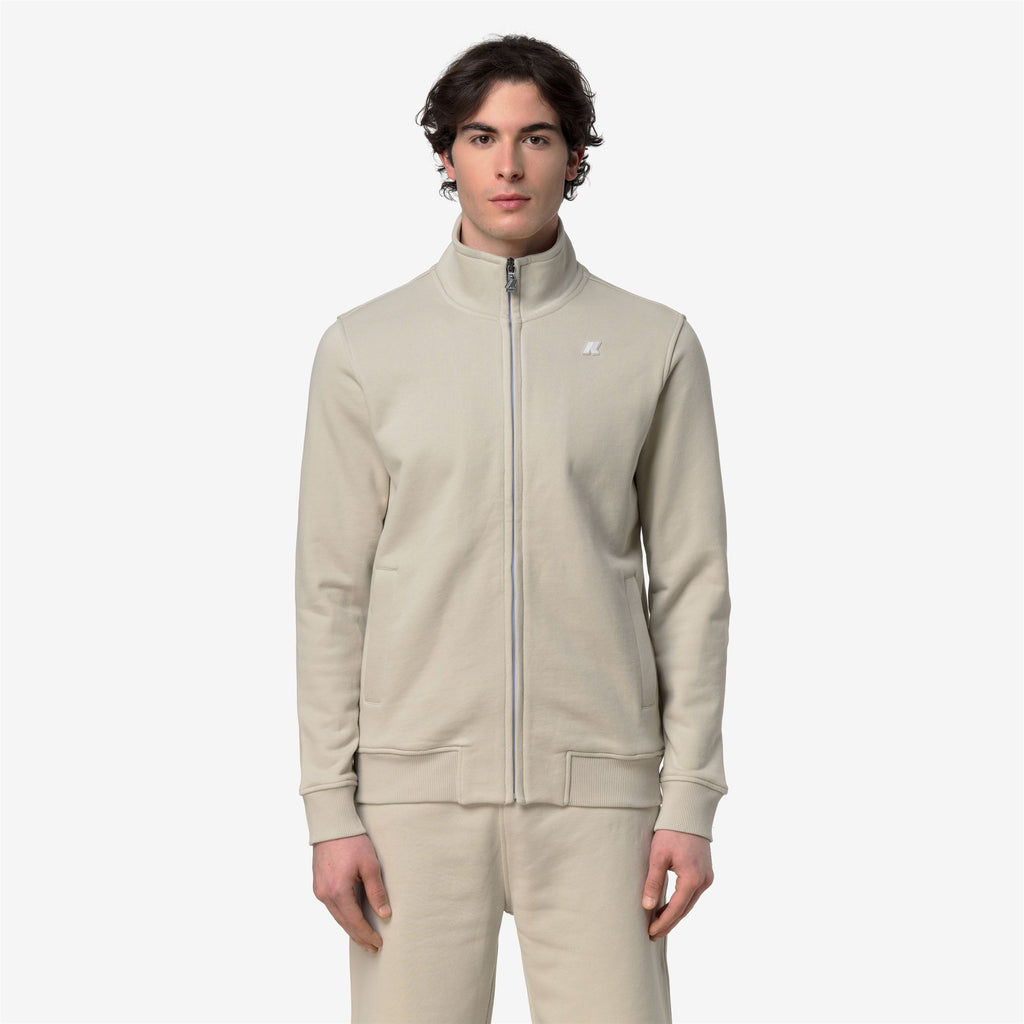 Fleece_Man_FINN FRENCH TERRY_Jacket_BEIGE LT - Commercial 4