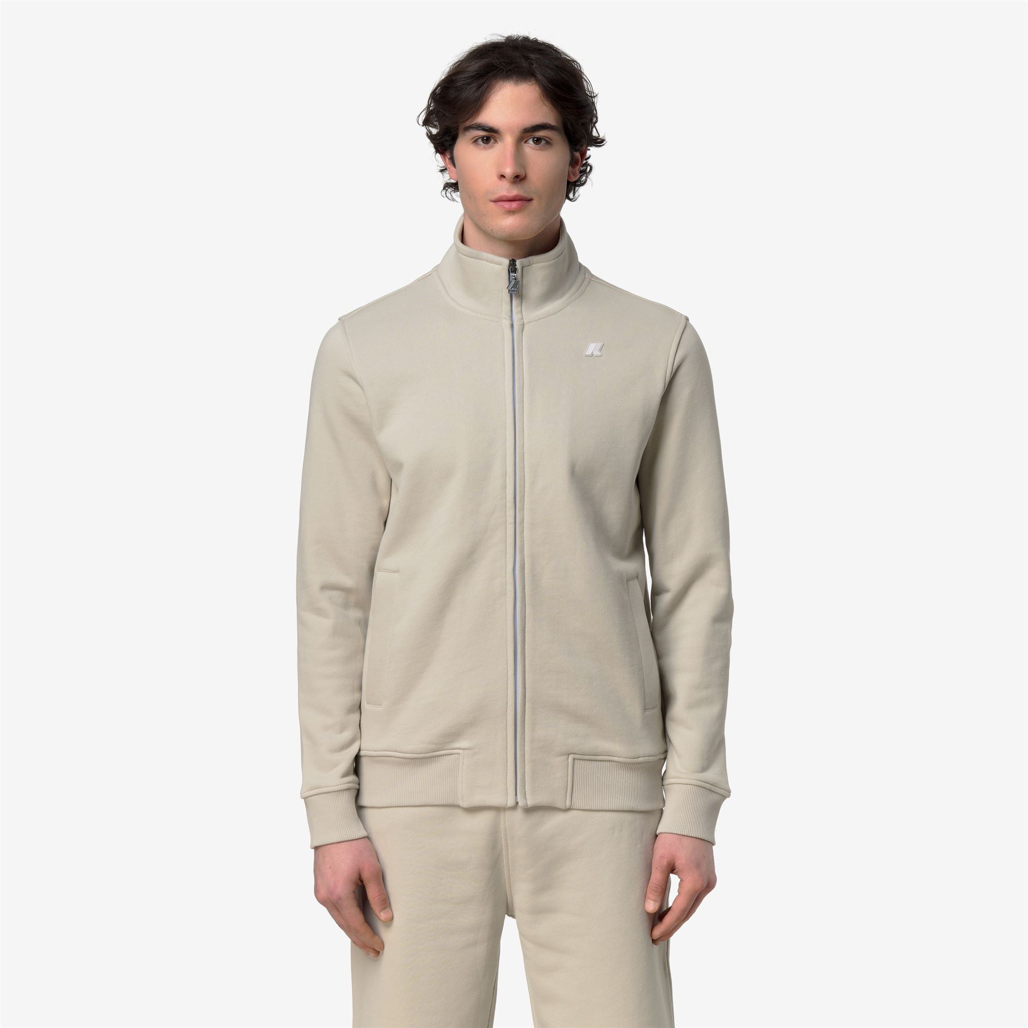 Fleece_Man_FINN FRENCH TERRY_Jacket_BEIGE LT - Commercial 4