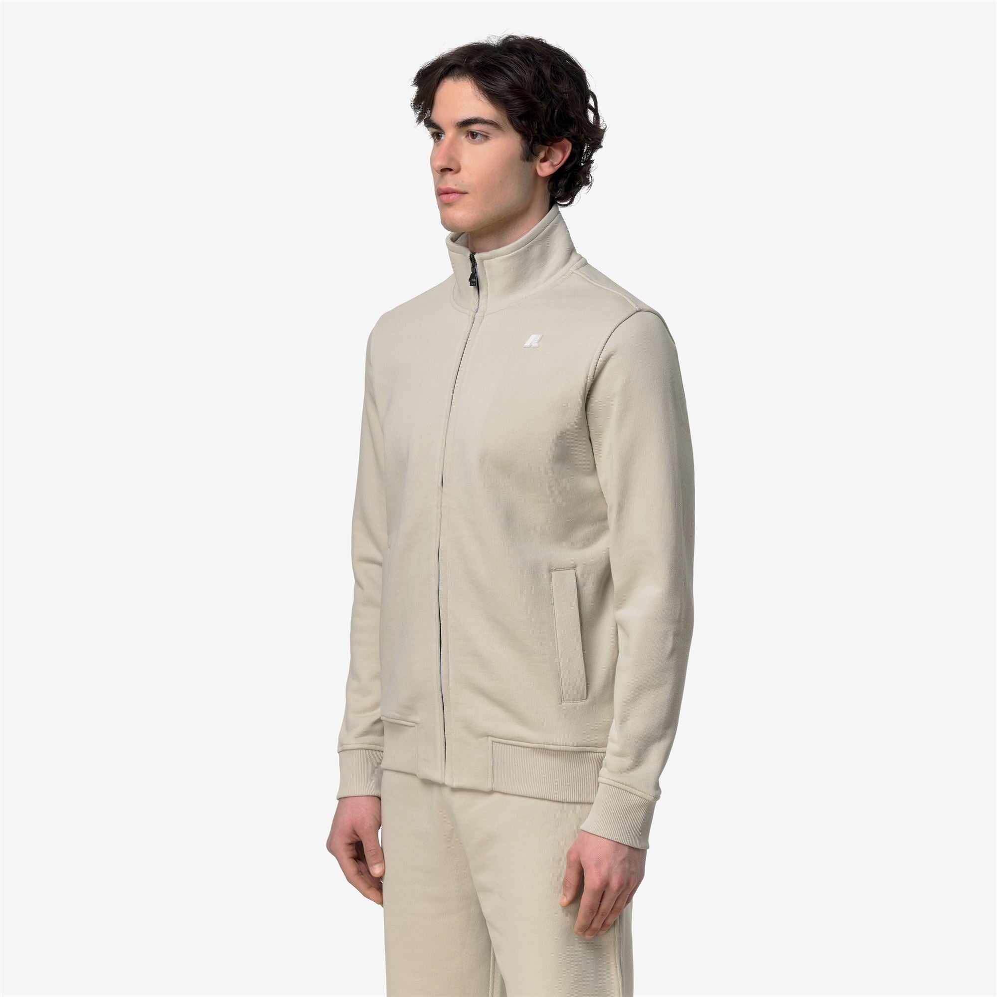 Fleece_Man_FINN FRENCH TERRY_Jacket_BEIGE LT - Commercial 5