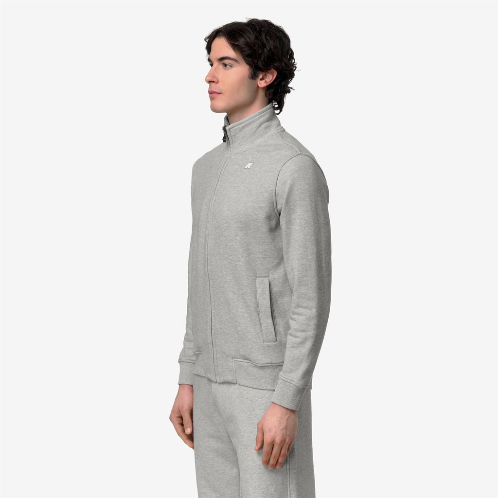 Fleece_Man_FINN FRENCH TERRY_Jacket_GREY MID MEL - Commercial 5