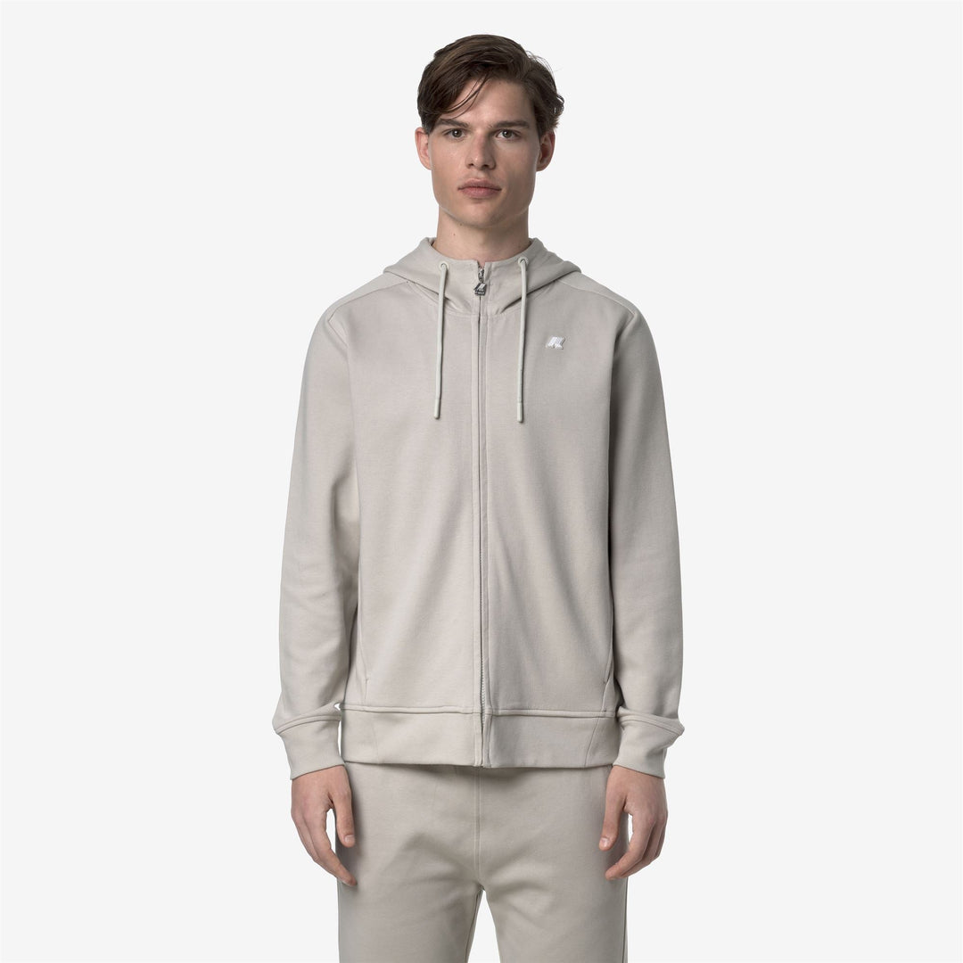 ANTON INTERLOCK - Fleece - Jacket - MAN - BEIGE LT