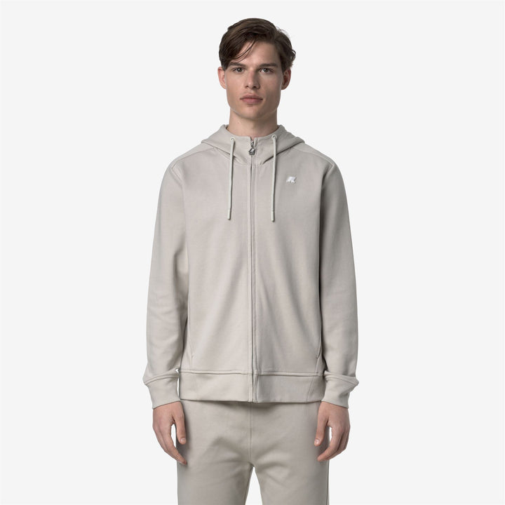 ANTON INTERLOCK - Fleece - Jacket - MAN - BEIGE LT