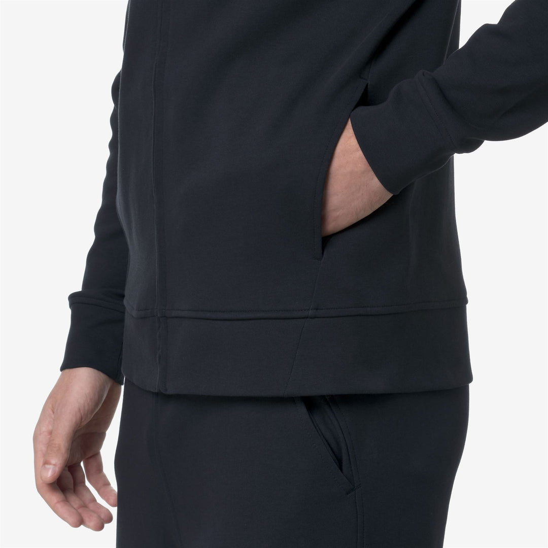ANTON INTERLOCK - Fleece - Jacket - MAN - BLUE DEPTH