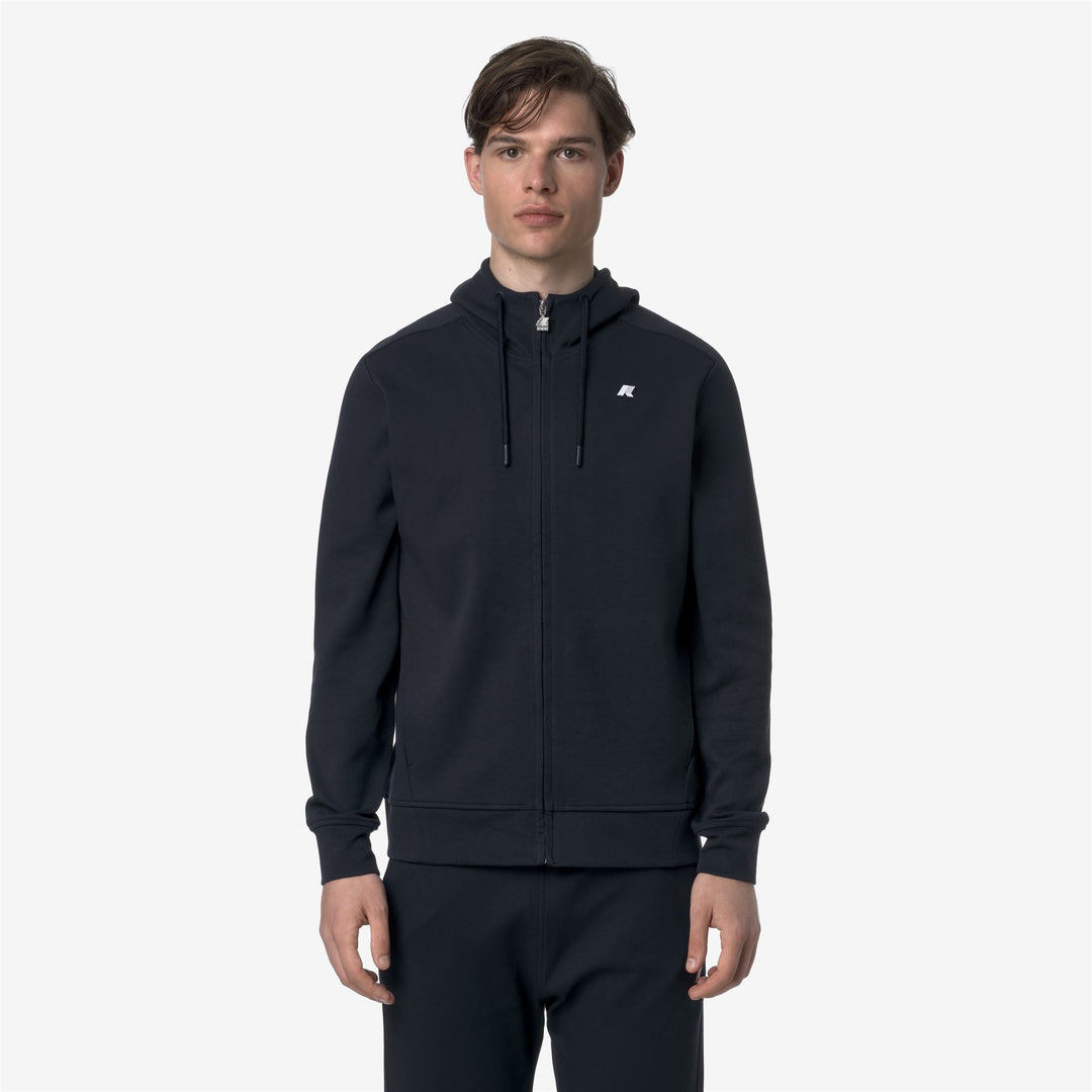 ANTON INTERLOCK - Fleece - Jacket - MAN - BLUE DEPTH
