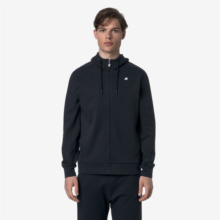 ANTON INTERLOCK - Fleece - Jacket - MAN - BLUE DEPTH