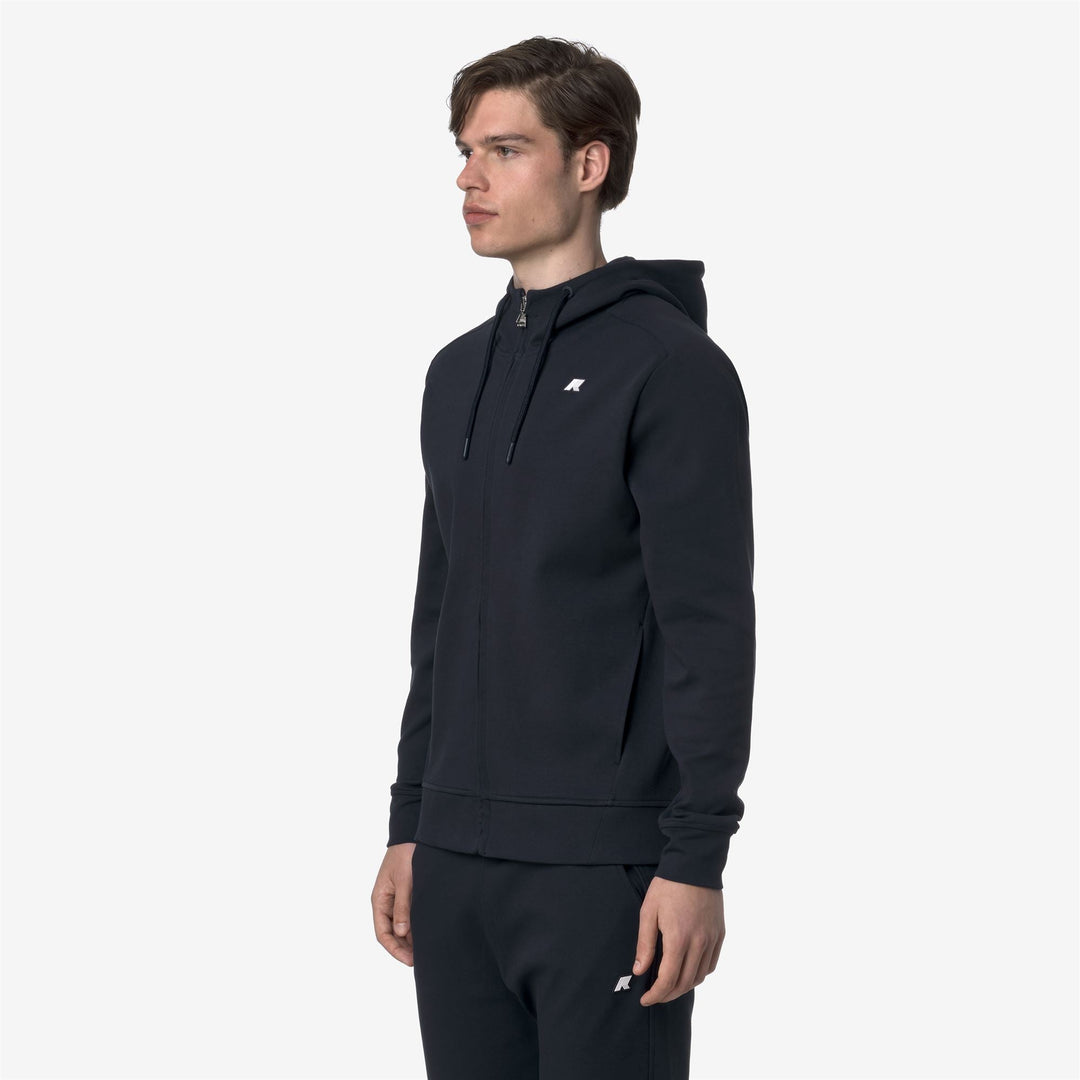 ANTON INTERLOCK - Fleece - Jacket - MAN - BLUE DEPTH