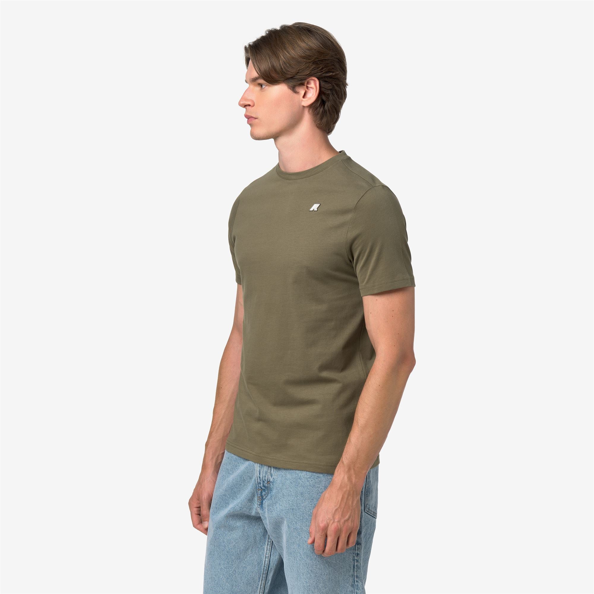T-Shirts & Top_Man_ODOM JERSEY PEACH_T-Shirt_Green Army - Commercial 5