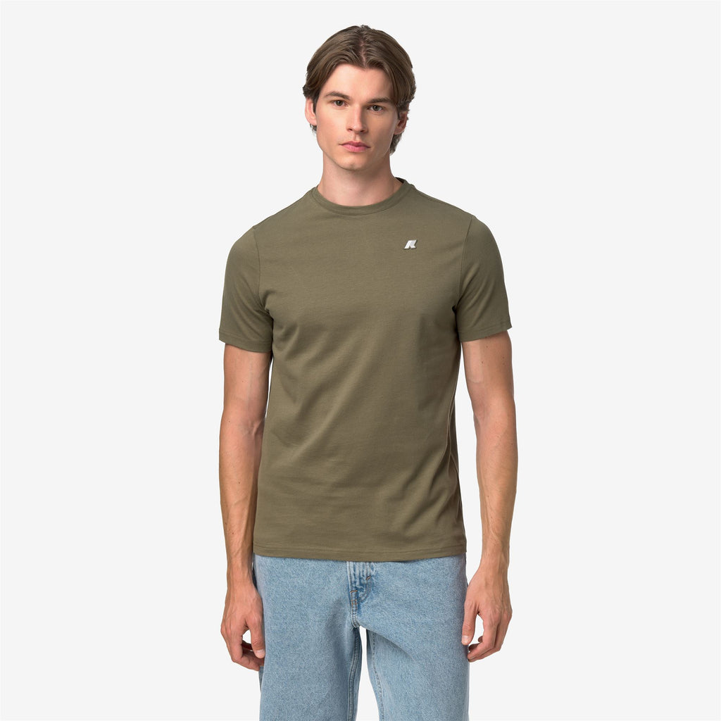 T-Shirts & Top_Man_ODOM JERSEY PEACH_T-Shirt_Green Army - Commercial 4