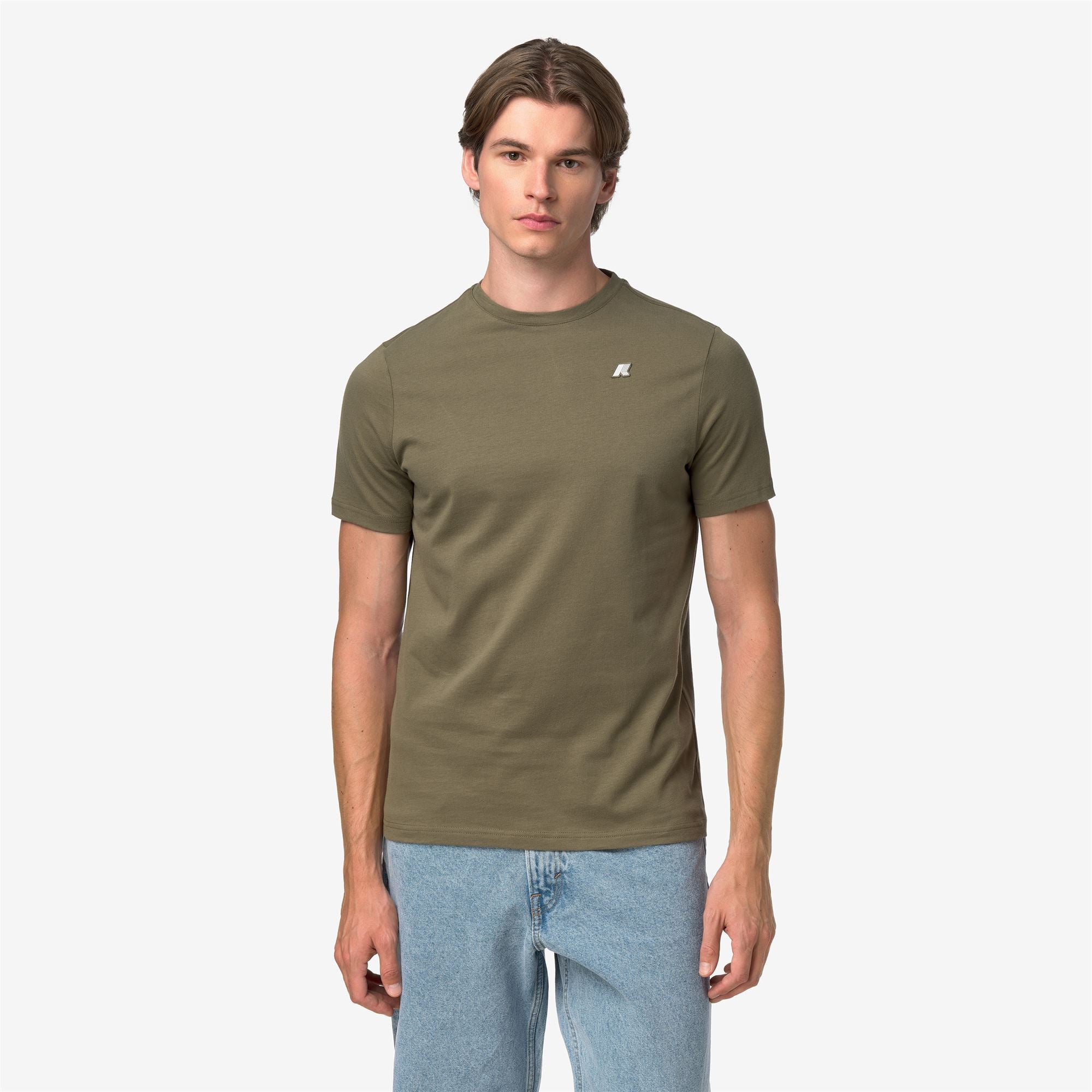 T-Shirts & Top_Man_ODOM JERSEY PEACH_T-Shirt_Green Army - Commercial 4