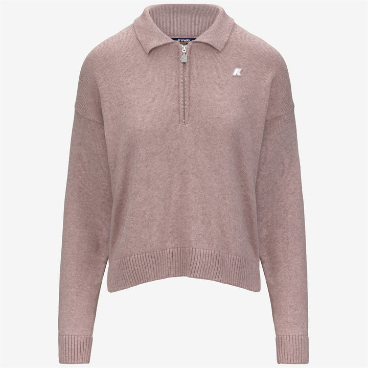 GRAMARNIER COTTON CASHMERE AF - Knitwear - Pull  Over - WOMAN - Pink Fawn Mel