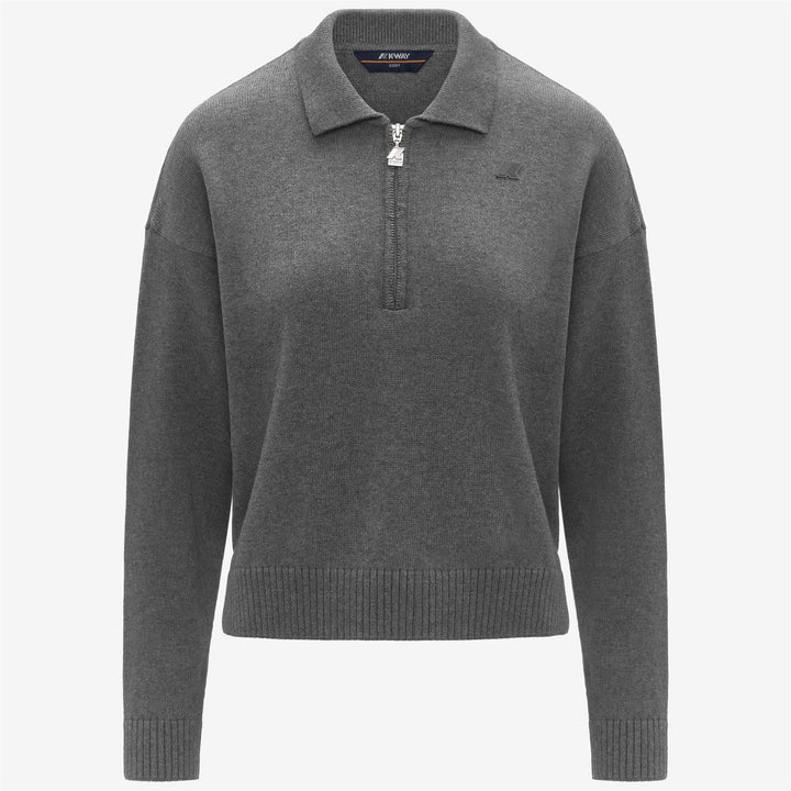 GRAMARNIER COTTON CASHMERE AF - Knitwear - Pull  Over - WOMAN - Grey Smoked Mel