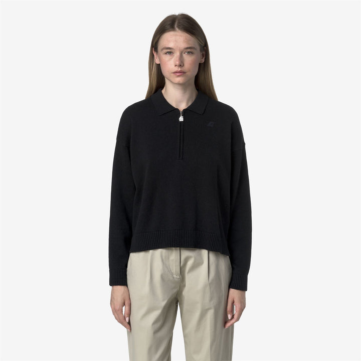 GRAMARNIER COTTON CASHMERE AF - Knitwear - Pull  Over - WOMAN - Black Mel