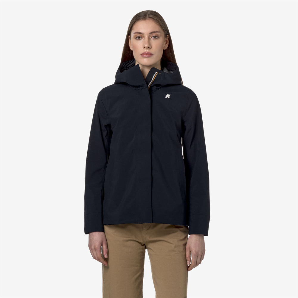 MADALINA BONDED JERSEY - Jackets - Mid - WOMAN - BLUE DEPTH 02
