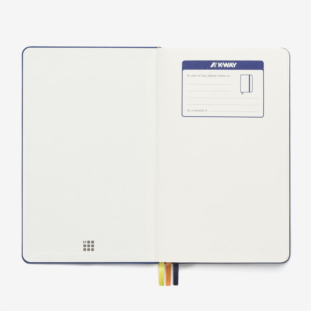 Notebook_UNISEX_NOTEBOOK MOLESKINE FOR K-WAY_Notebook_Blue Royal Marine - Commercial 2