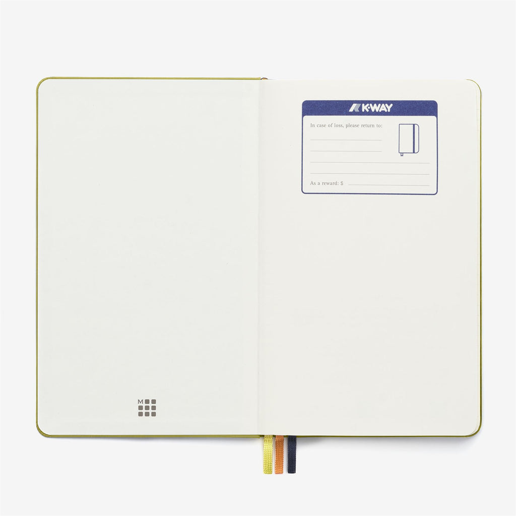 Notebook_UNISEX_NOTEBOOK MOLESKINE FOR K-WAY_Notebook_Green Moss - Commercial 2