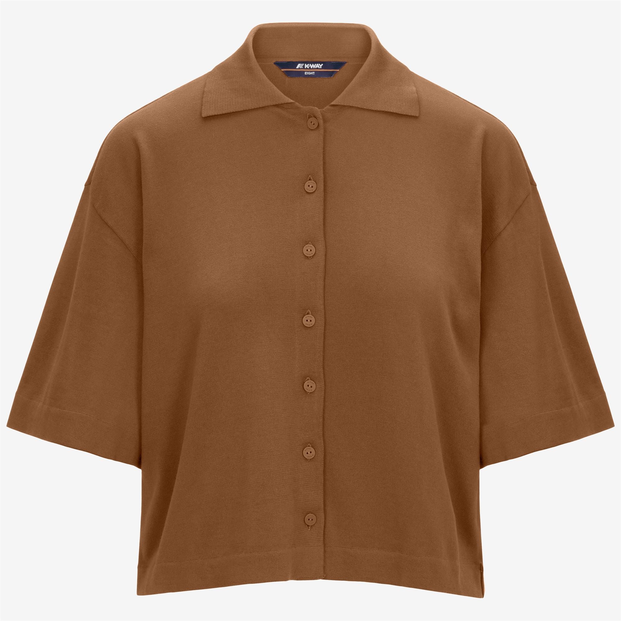 Knitwear_WOMAN_CARRY_Jacket_Brown Bran - Commercial 1
