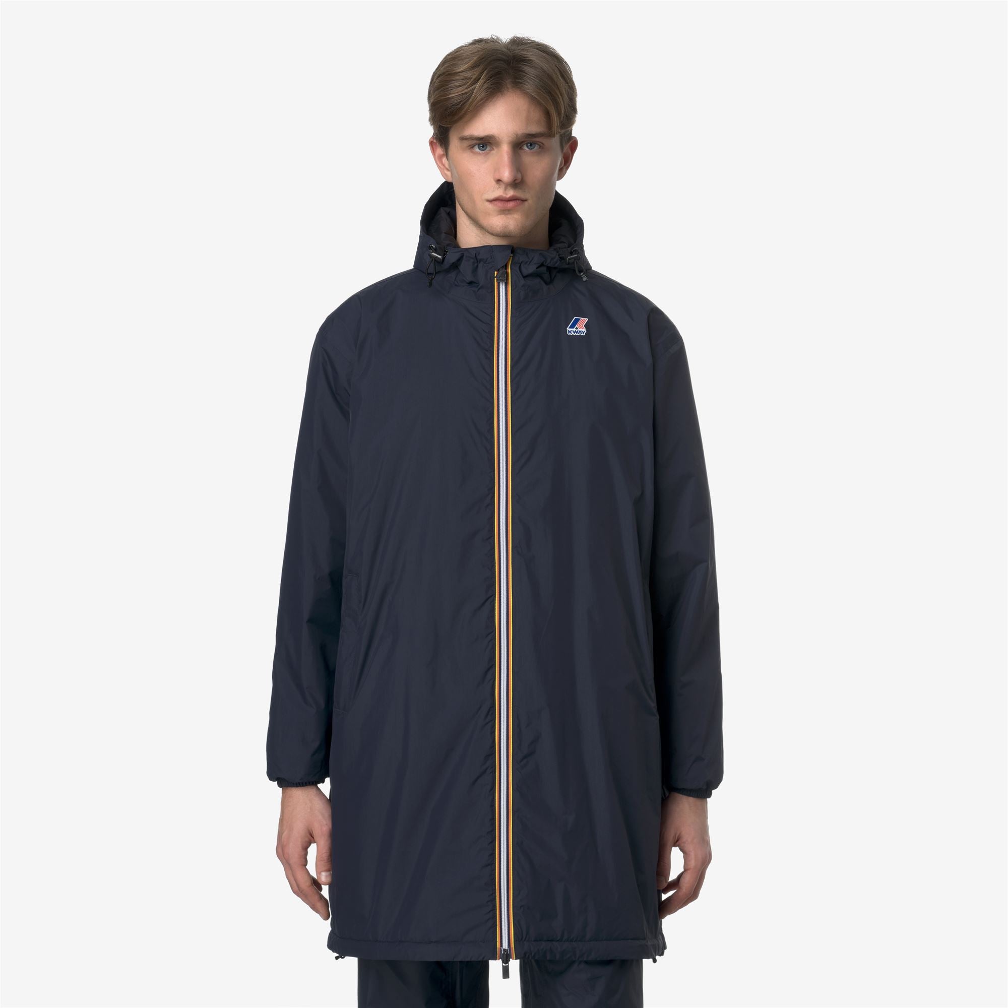 Jackets_UNISEX_LE VRAI 4.0 EIFFEL EAST WARM_3/4 Length_Blue Depth - Commercial 4