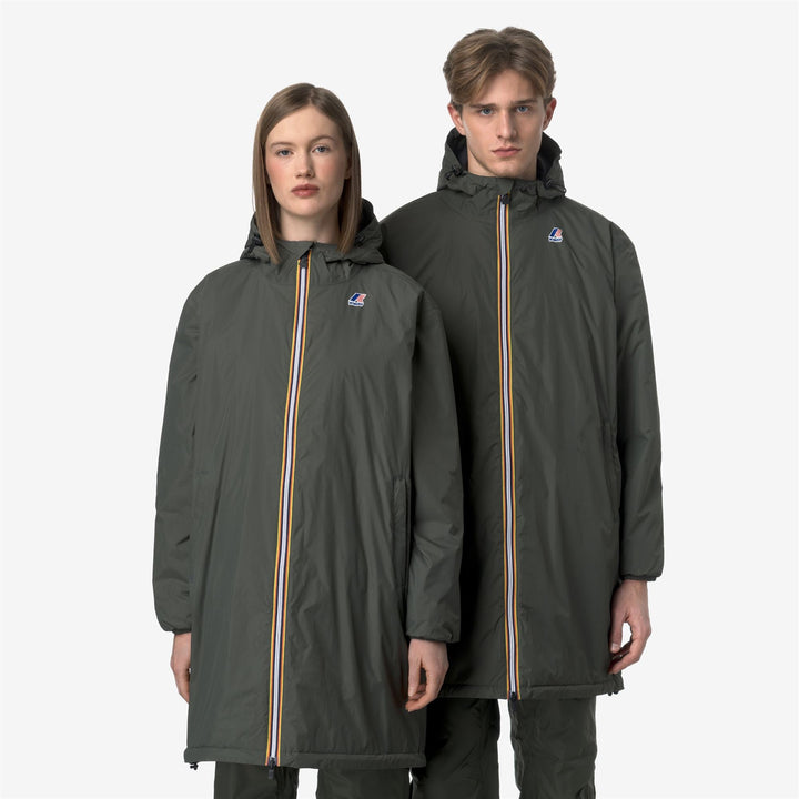 LE VRAI 4.0 EIFFEL EAST WARM - Jackets - 3/4 LENGTH - UNISEX - GREEN BLACKISH 3