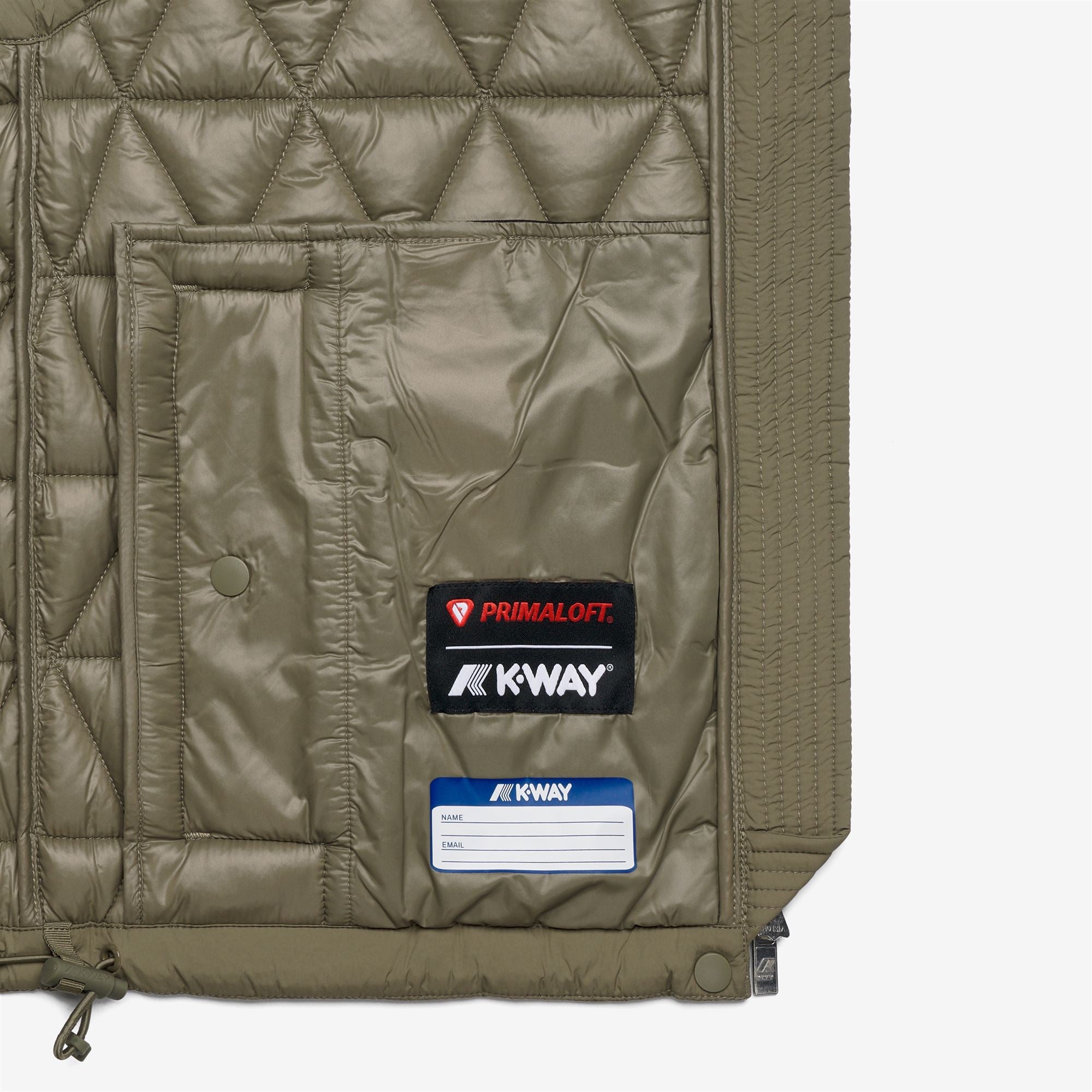 Jackets_Woman_SATINE DIAMOND QUILTED WARM_Vest_Green Army - Commercial 2