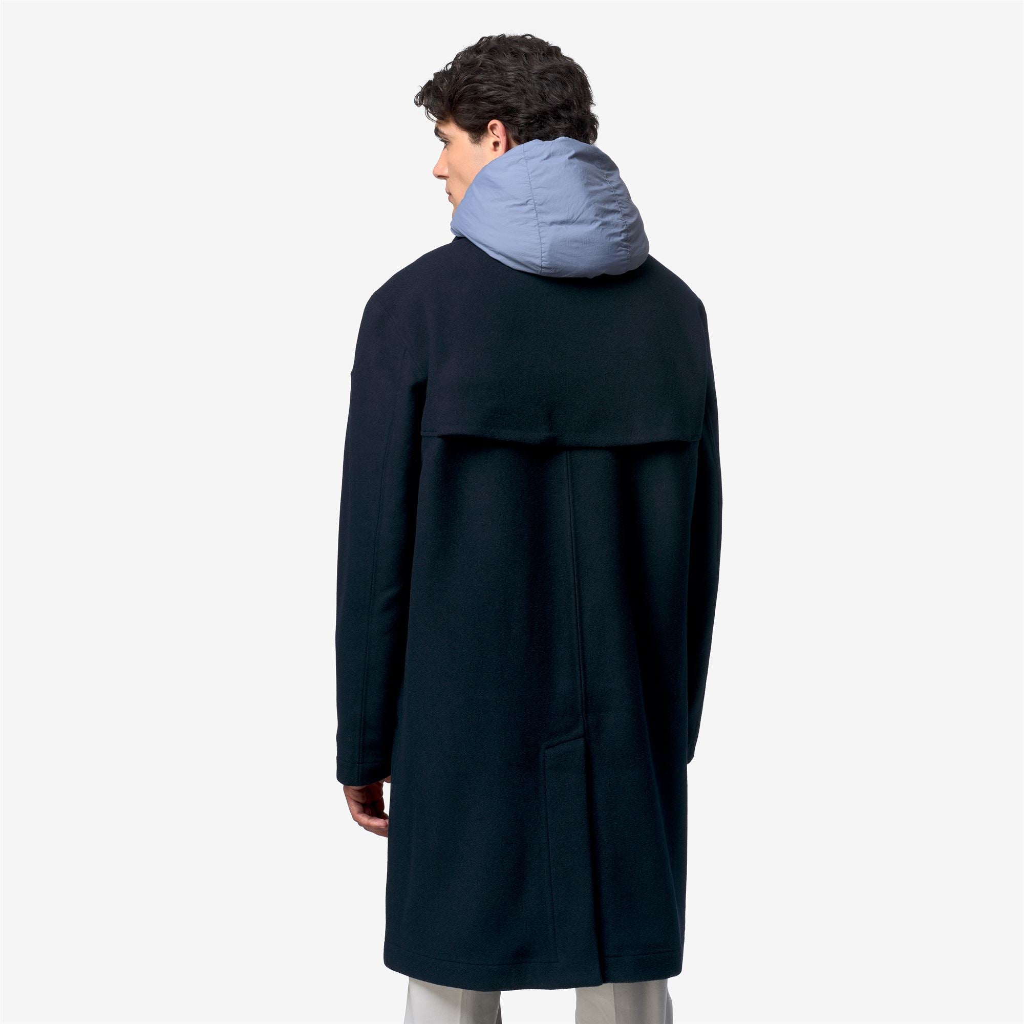 Jackets_Man_POIROL WOOL NYLON_3/4 Length_Blue Depth - Blue Wild - Commercial 6