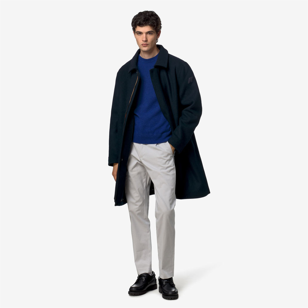 Jackets_Man_POIROL WOOL NYLON_3/4 Length_Blue Depth - Blue Wild - Commercial 7