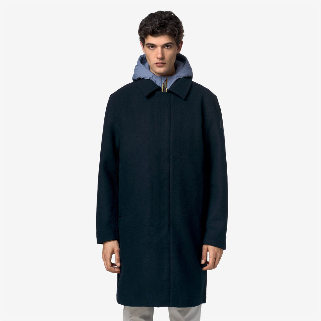 Jackets_Man_POIROL WOOL NYLON_3/4 Length_Blue Depth - Blue Wild - Commercial 4
