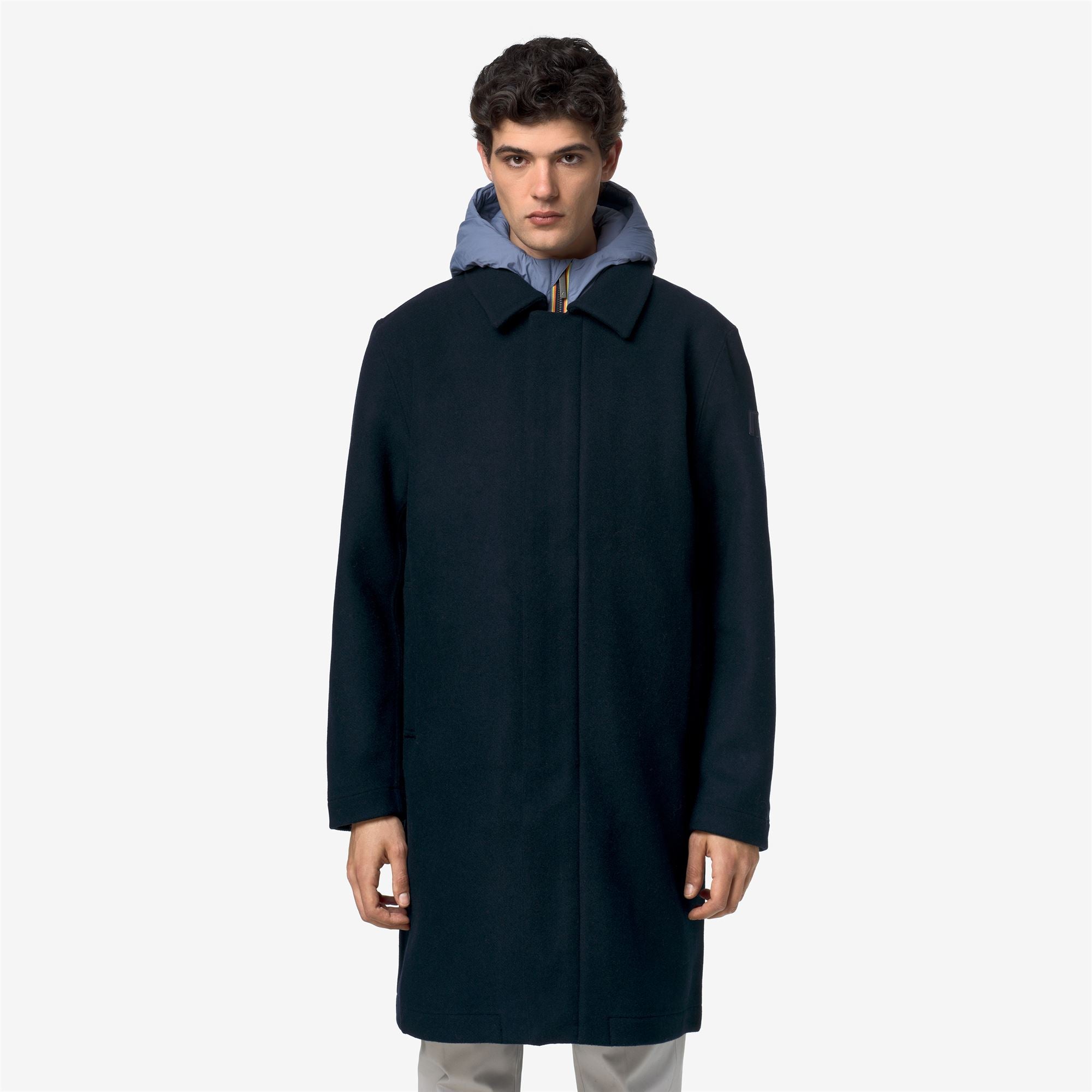 Jackets_Man_POIROL WOOL NYLON_3/4 Length_Blue Depth - Blue Wild - Commercial 4