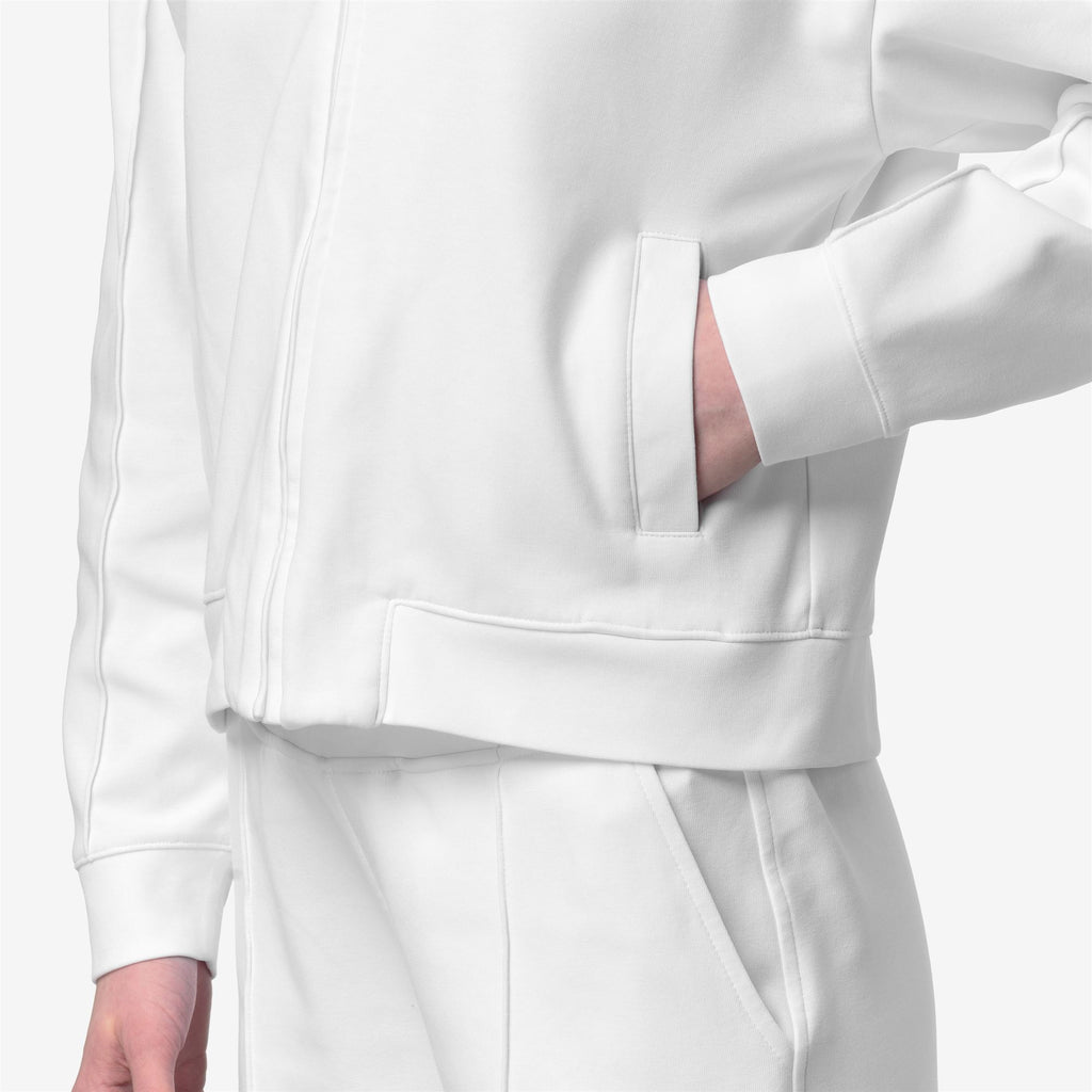 Fleece_Woman_ARVINNE INTERLOCK_Jacket_White - White - Commercial 7