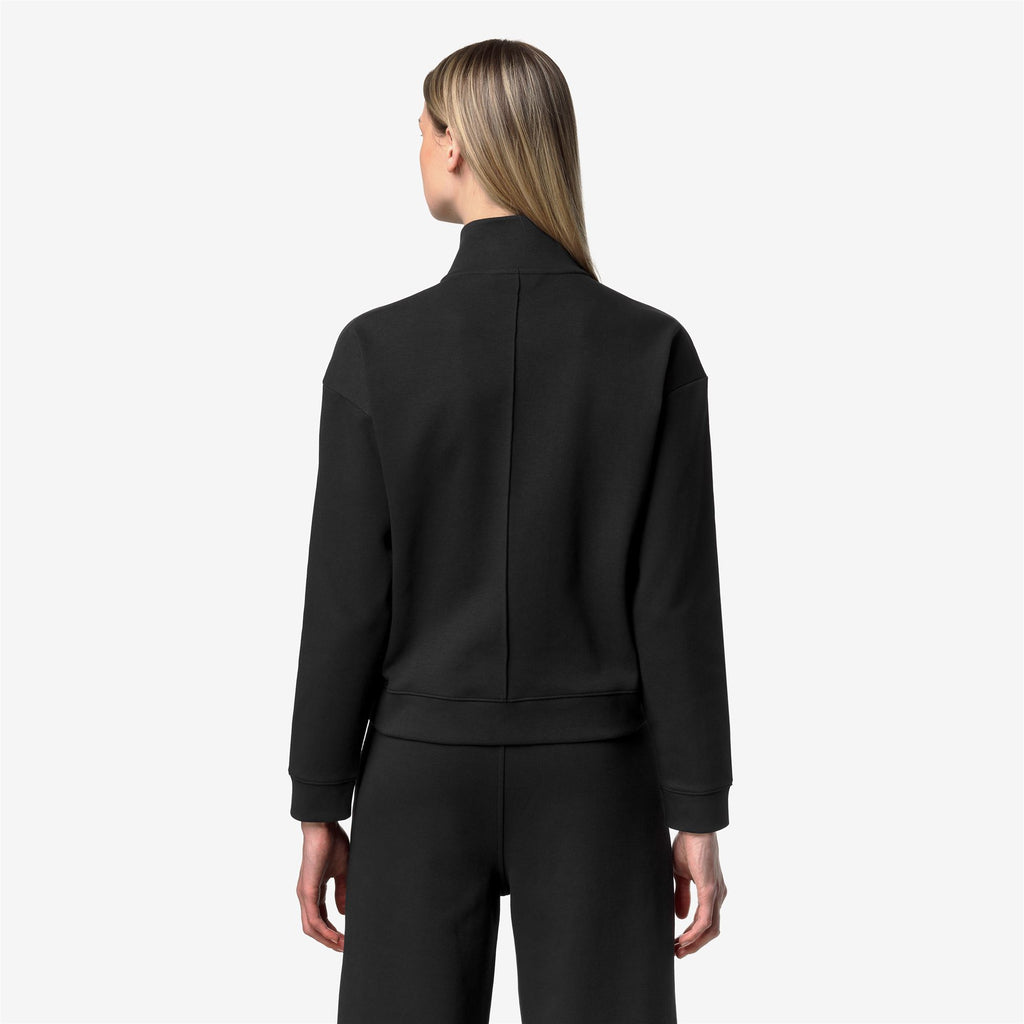 Fleece_Woman_ARVINNE INTERLOCK_Jacket_Black Pure - Black Pure - Commercial 6