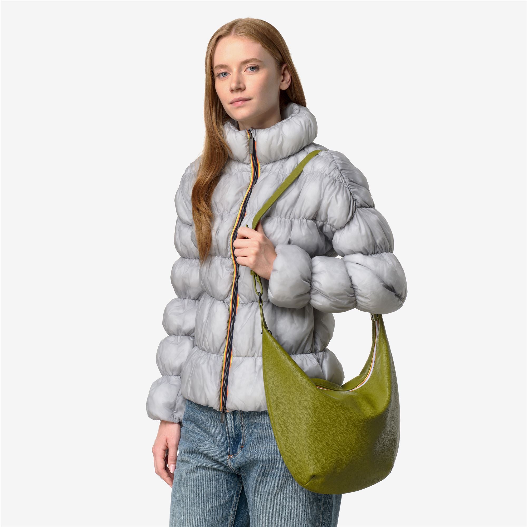 Bags_Woman_LEAPHEE_Shoulder Bag_Green Gold - Commercial 5