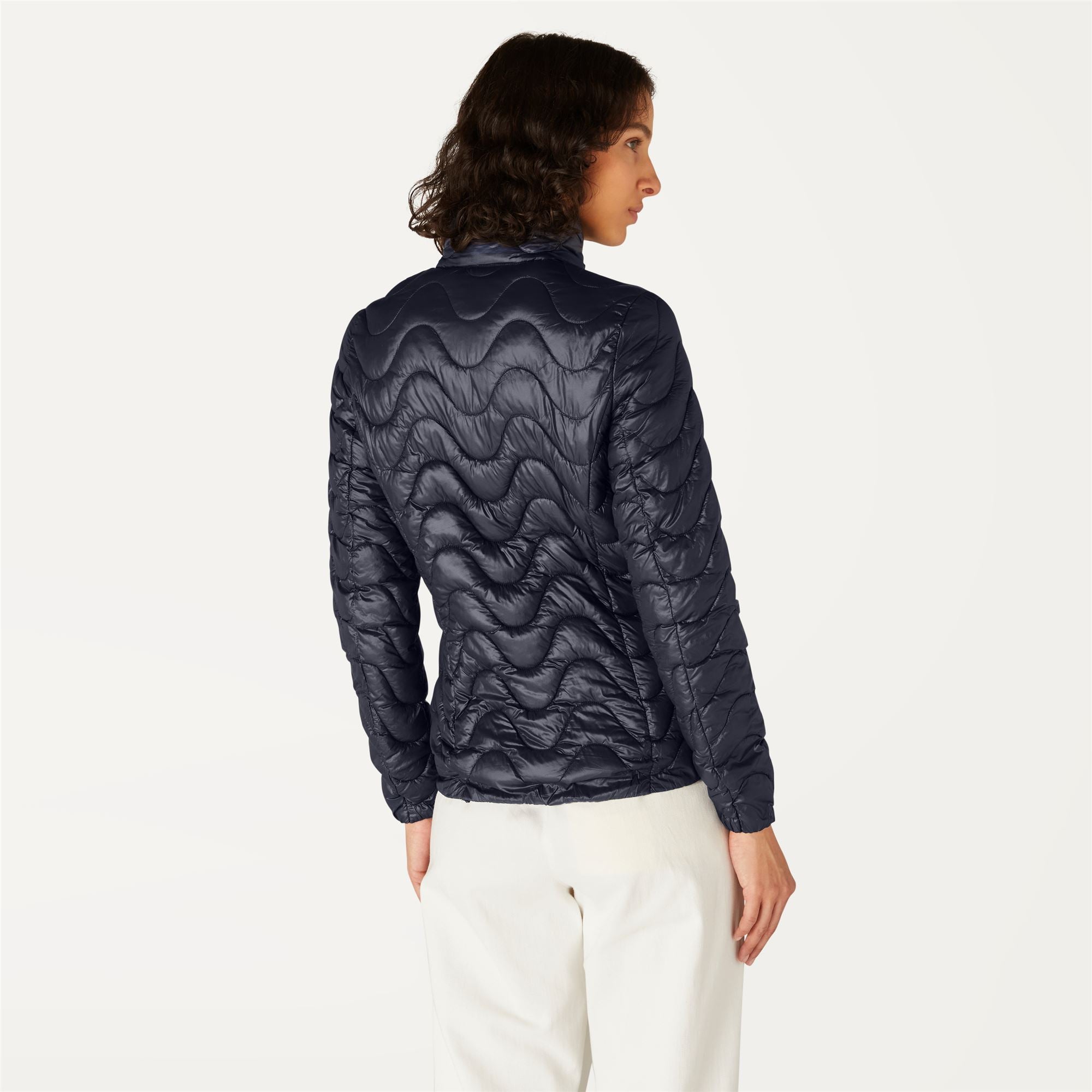 Jackets_WOMAN_VIOLETTE QUILTED WARM_Short_Blue Depth - Commercial 6