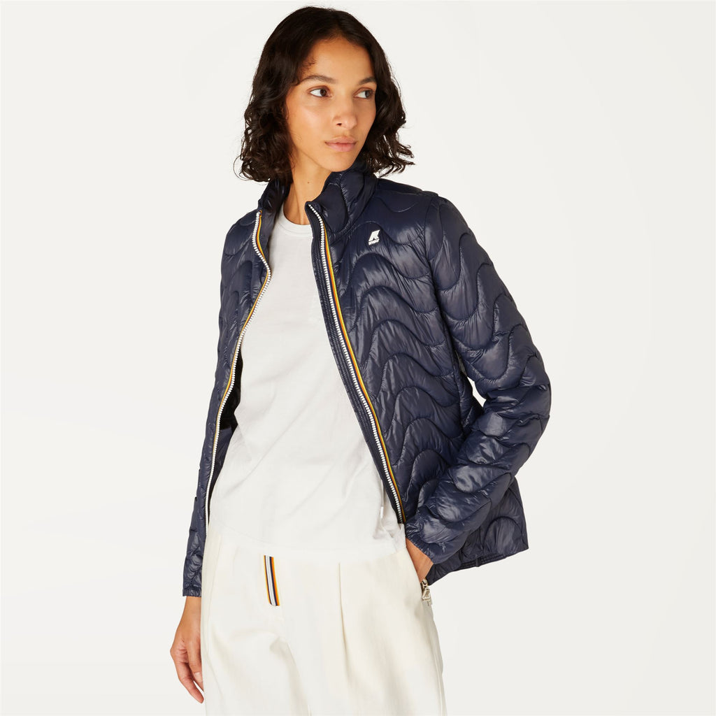 Jackets_WOMAN_VIOLETTE QUILTED WARM_Short_Blue Depth - Commercial 4