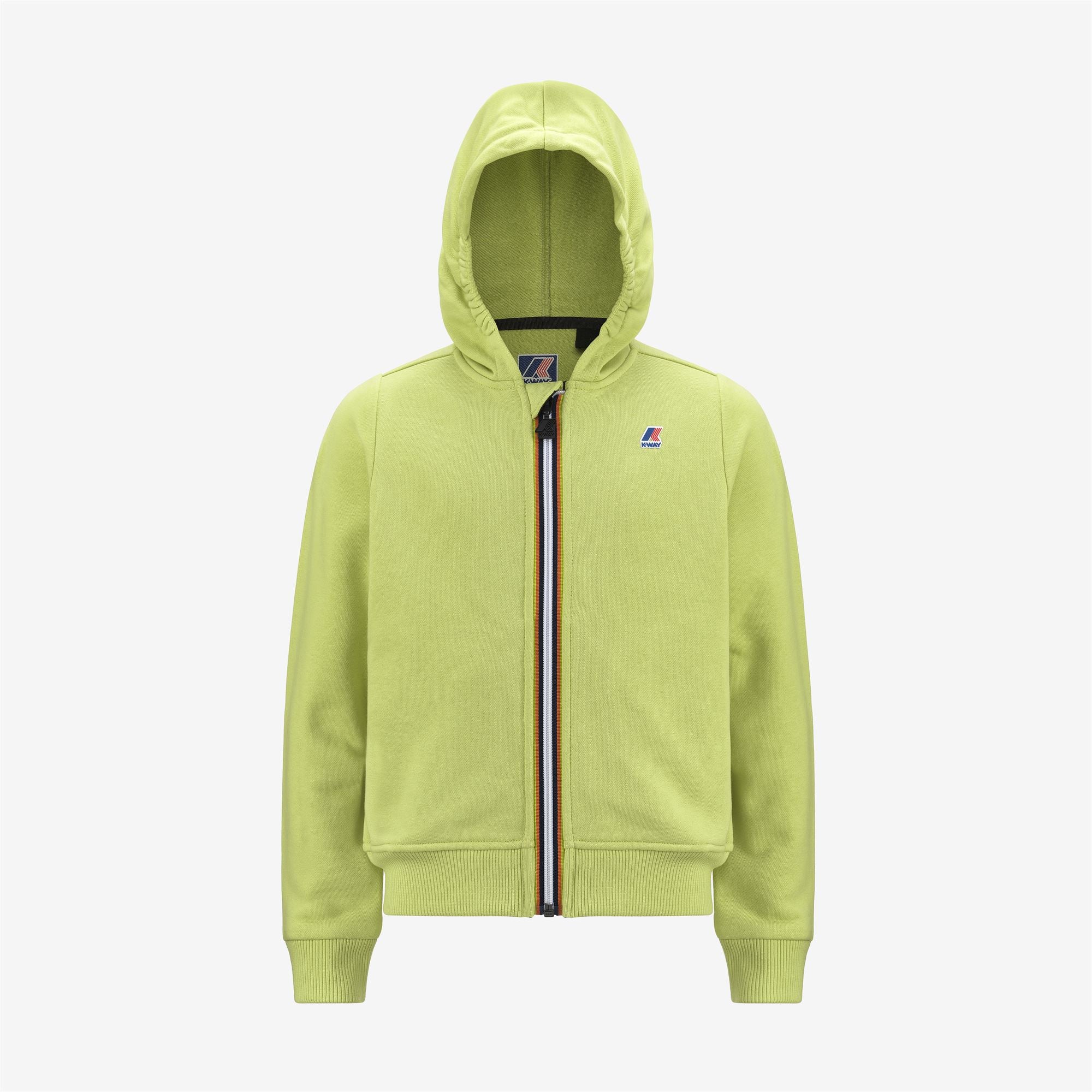Fleece_KID UNISEX_P. LE VRAI ARNEL POLY COTTON_Jacket_Green Celery - Commercial 1
