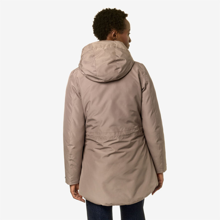 ANNETTE THERMO HEAVY - Jackets - 3/4 LENGTH - WOMAN - BEIGE T-BROWN M 5