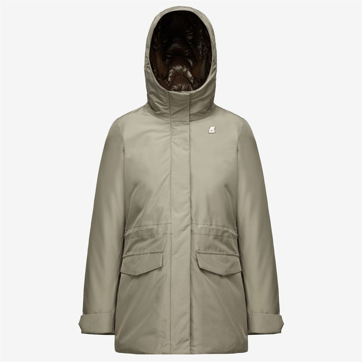 ANNETTE THERMO HEAVY - Jackets - 3/4 LENGTH - WOMAN - BEIGE T-BROWN M 1