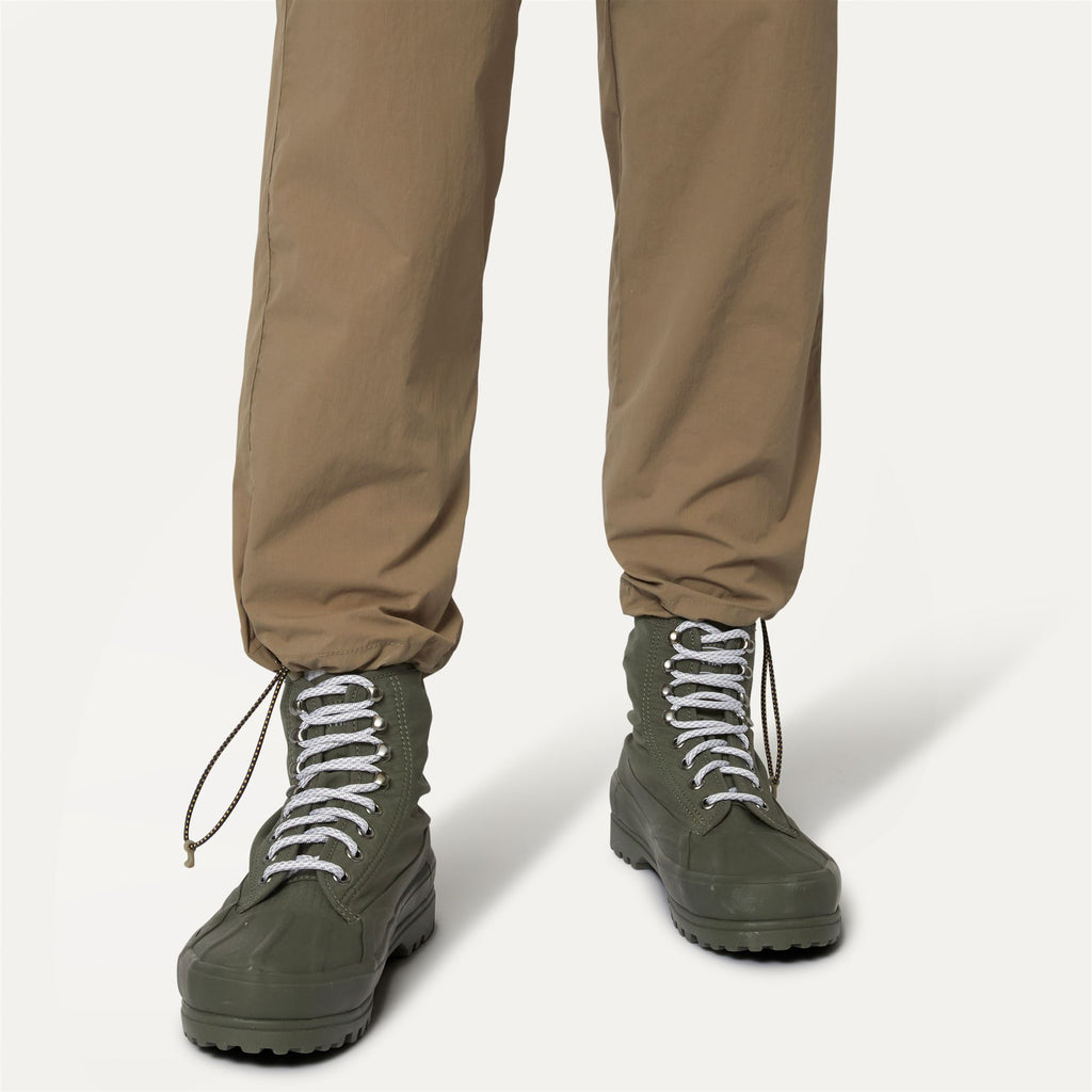 Ankle Boots_Unisex_ALPINA BONDED RIPSTOP JERSEY_Laced_GREEN BLACKISH - Commercial 1