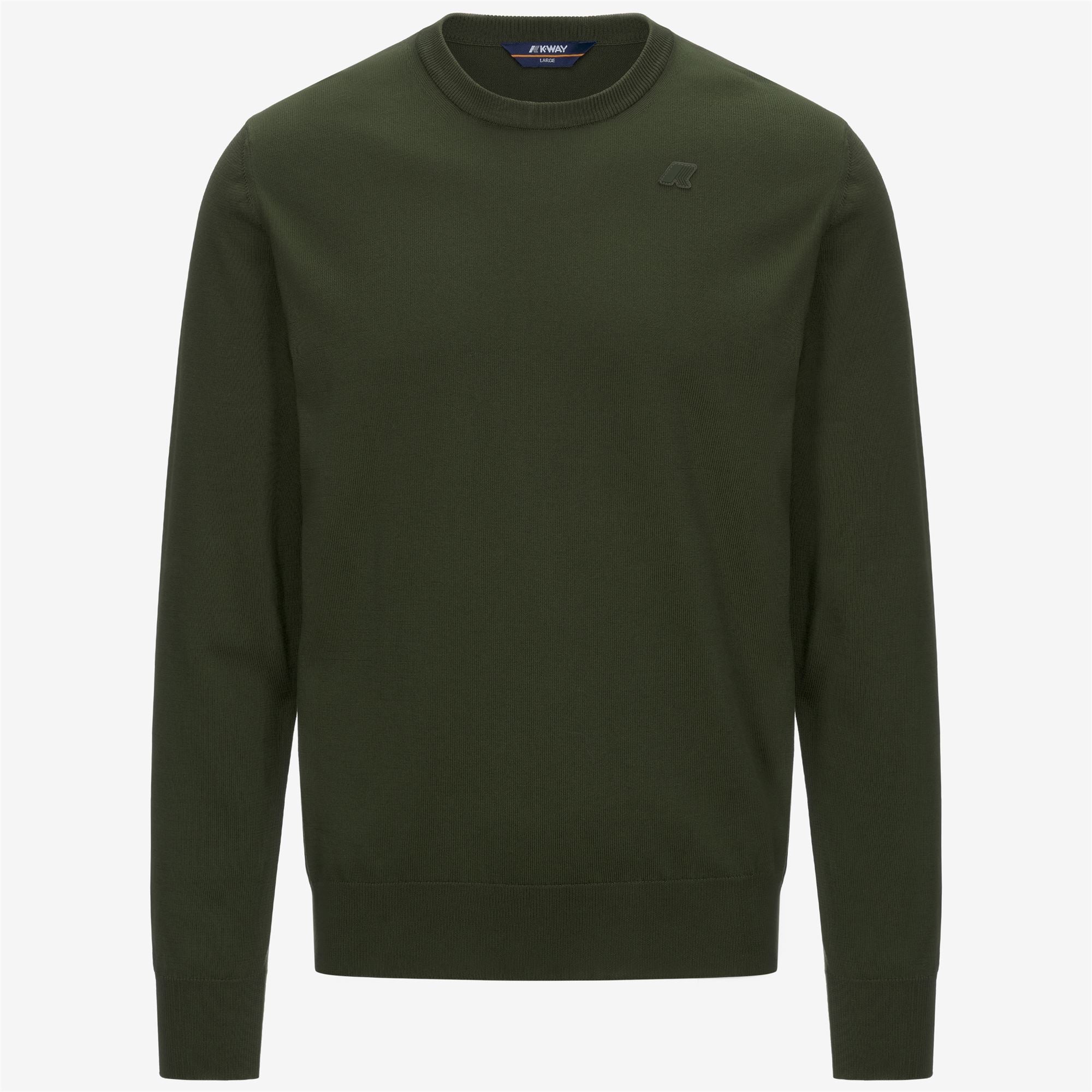 Knitwear_MAN_SEBASTIEN COTTON PS_Pull Over_Green Africa - Commercial 1
