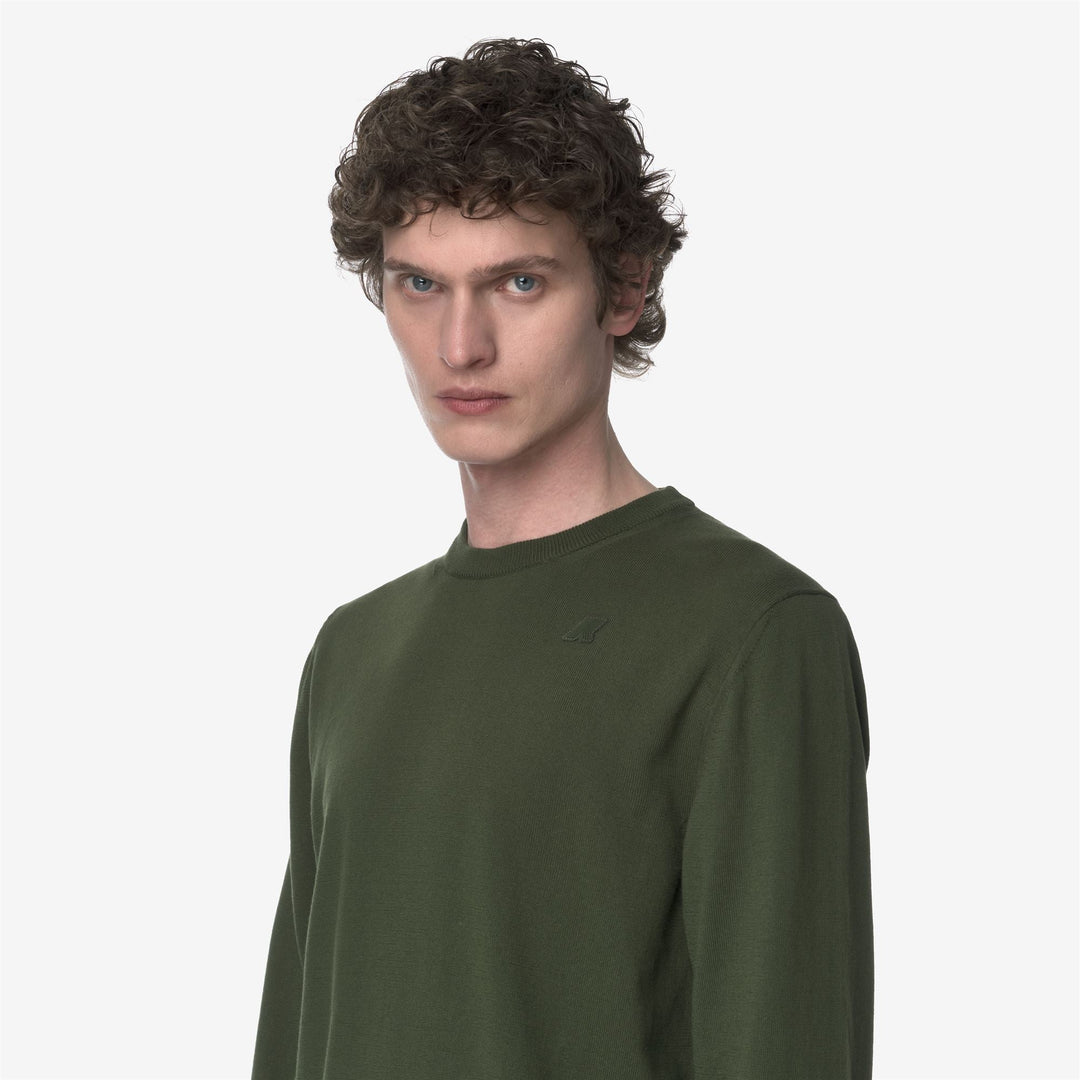 SEBASTIEN COTTON PS - Knitwear - Pull  Over - MAN - GREEN AFRICA main