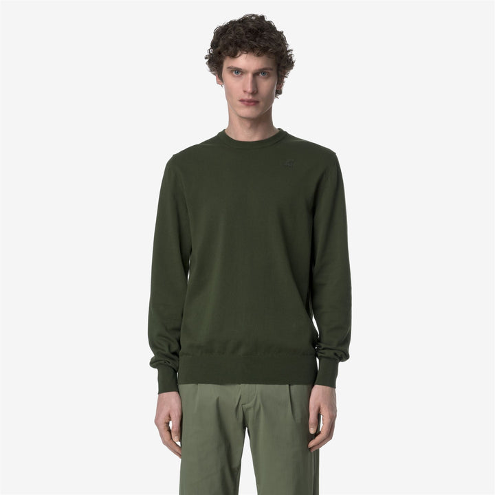 SEBASTIEN COTTON PS - Knitwear - Pull  Over - MAN - GREEN AFRICA 3