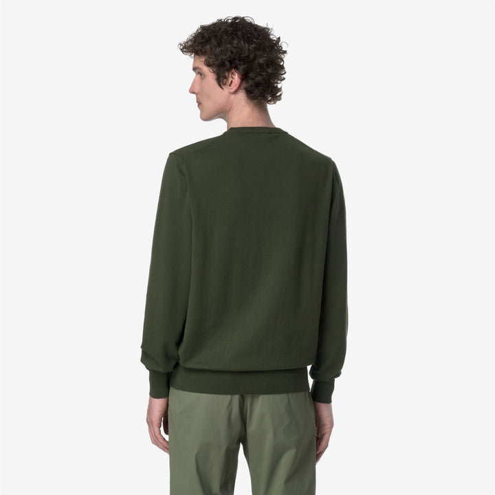 SEBASTIEN COTTON PS - Knitwear - Pull  Over - MAN - GREEN AFRICA 5