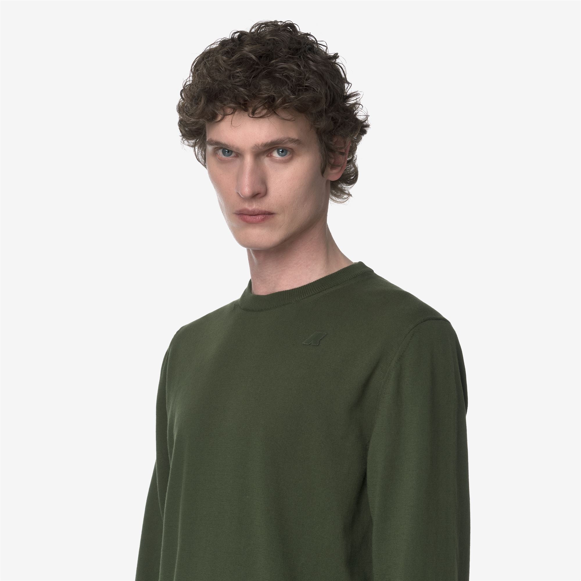 Knitwear_MAN_SEBASTIEN COTTON PS_Pull Over_Green Africa - Commercial 7