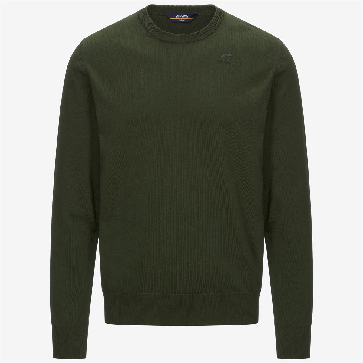 Knitwear_MAN_SEBASTIEN COTTON PS_Pull Over_Green Africa - Commercial 1