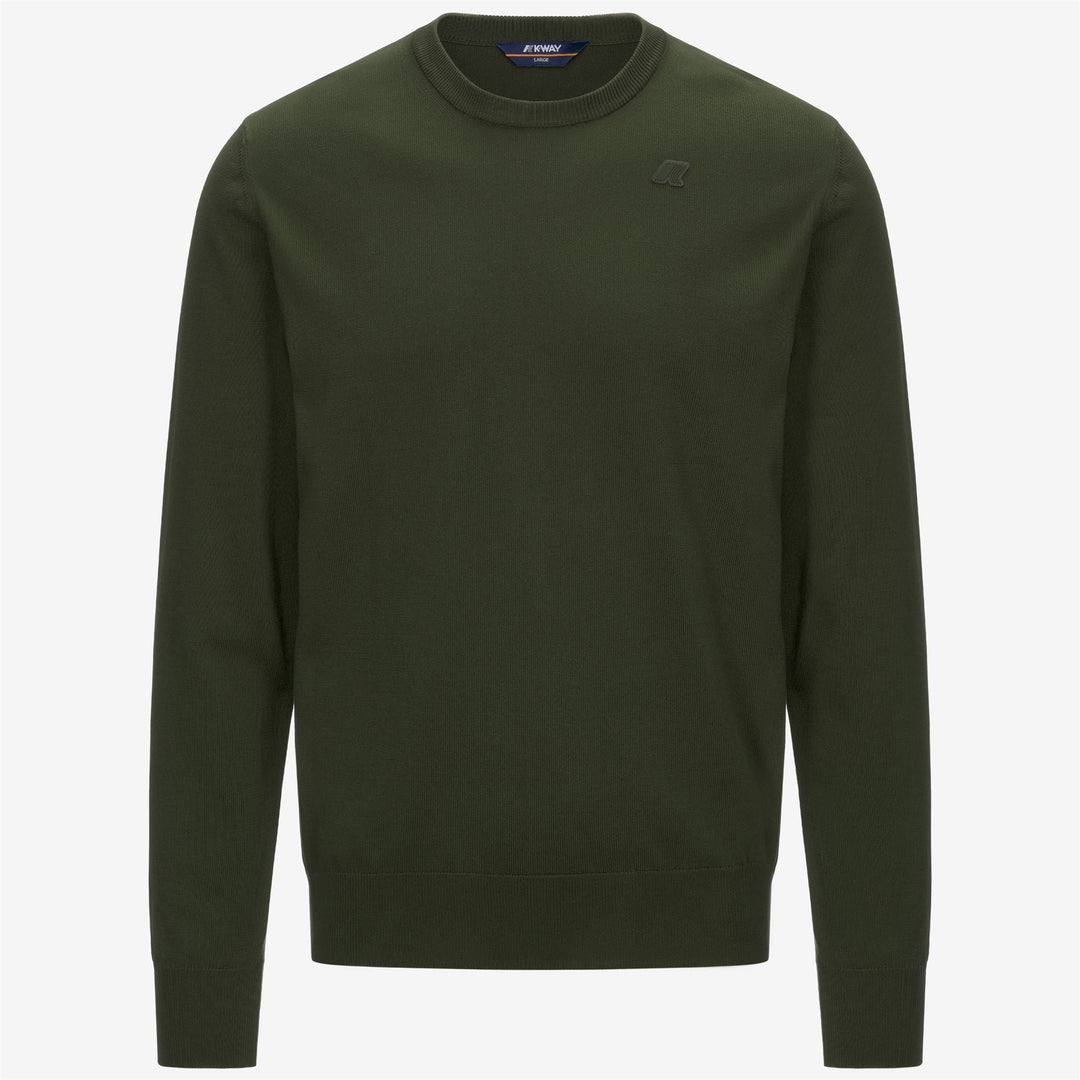 SEBASTIEN COTTON PS - Knitwear - Pull  Over - MAN - GREEN AFRICA 01