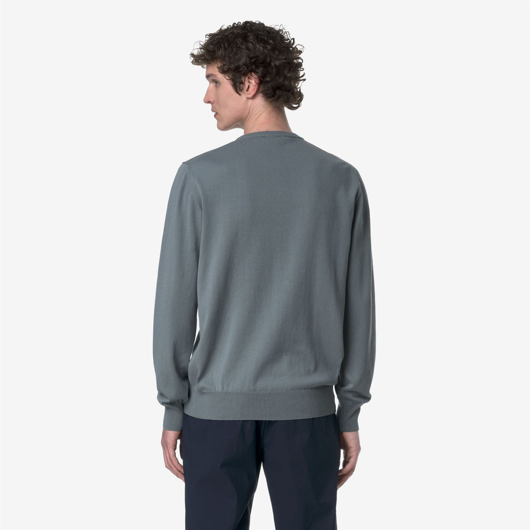 SEBASTIEN COTTON PS - Knitwear - Pull  Over - MAN - GREY SAGE