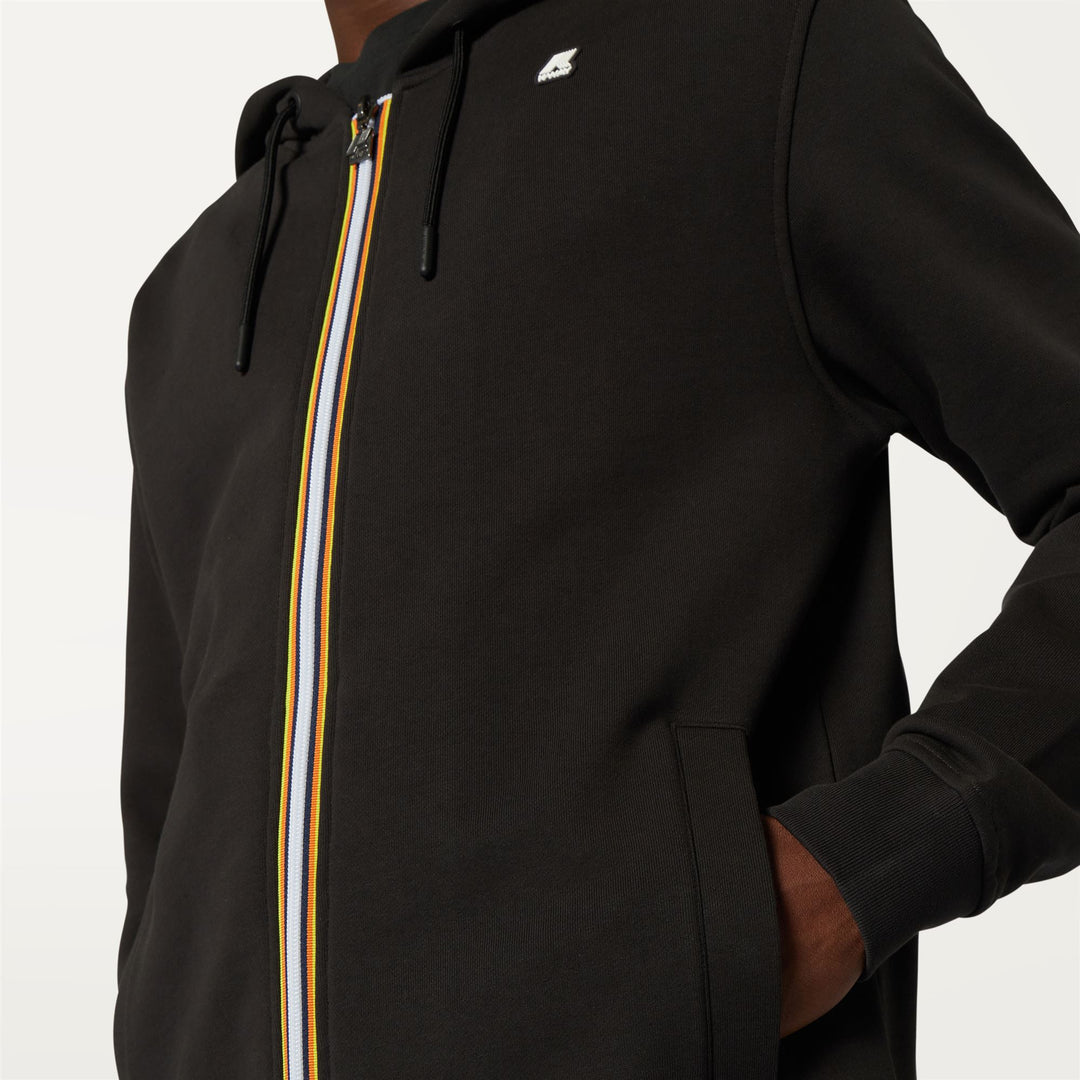 ANTHONY - Polaire - Veste - Homme - Black Pure main