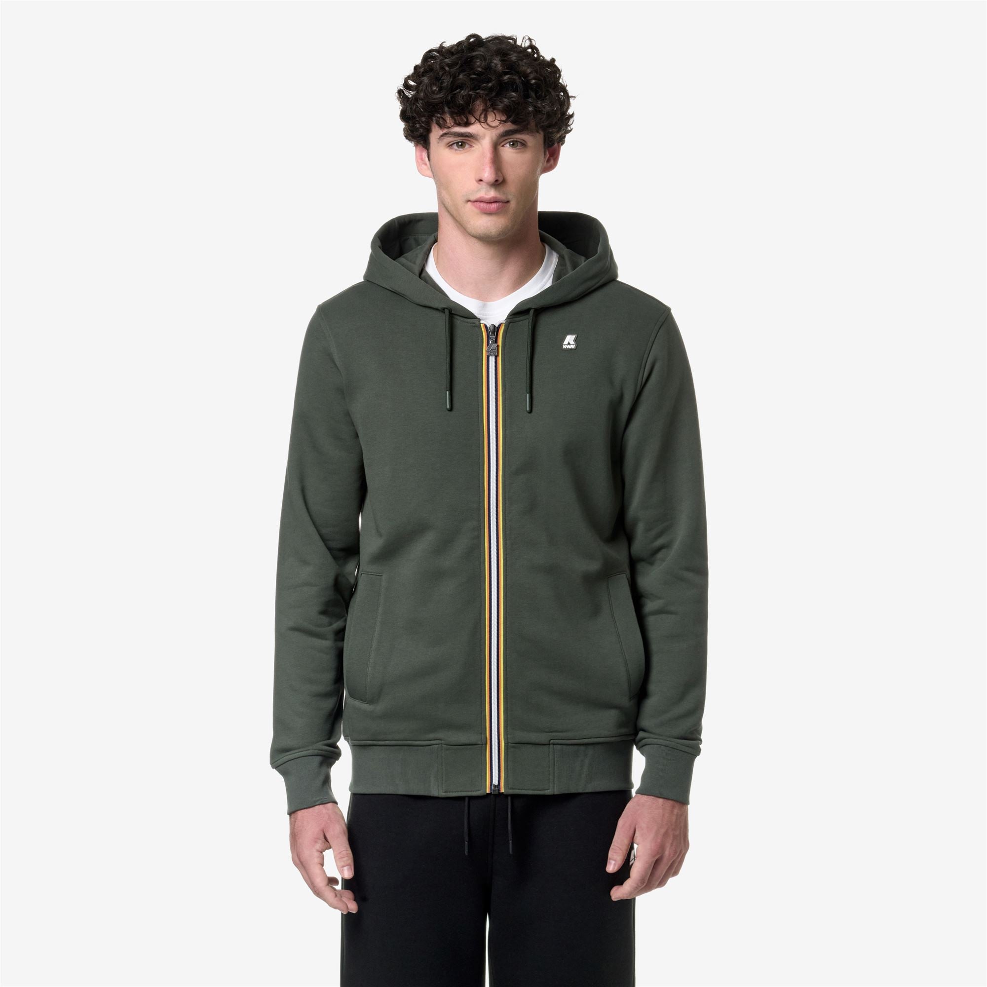 Fleece_MAN_ANTHONY_Jacket_GREEN BLACKISH - Commercial 4