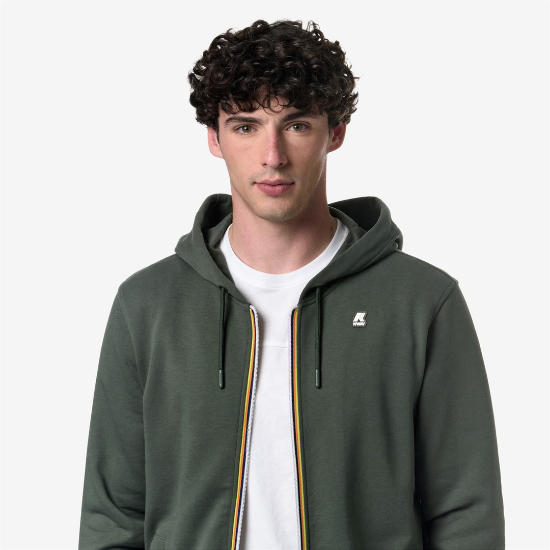 ANTHONY - Polaire - Veste - Homme - GREEN BLACKISH main